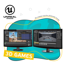 Unreal Engine 4. Игровой движок - КИБЕРшкола программирования для детей, компьютерные курсы для школьников, начинающих и подростков - KIBERone г. Мытищи