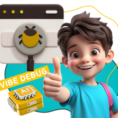 Тестирование & Vibe Debug. Охотники за багами - КИБЕРшкола программирования для детей, компьютерные курсы для школьников, начинающих и подростков - KIBERone г. Мытищи