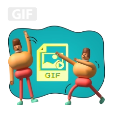 Gif-анимация - КИБЕРшкола программирования для детей, компьютерные курсы для школьников, начинающих и подростков - KIBERone г. Мытищи
