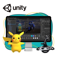 Мир игр на Unity 2D на популярном движке + AI-помощники - КИБЕРшкола программирования для детей, компьютерные курсы для школьников, начинающих и подростков - KIBERone г. Мытищи
