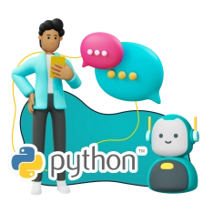 Умный чат-бот на Python на Telegram - КИБЕРшкола программирования для детей, компьютерные курсы для школьников, начинающих и подростков - KIBERone г. Мытищи