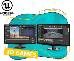 Unreal Engine 4. Игровой движок - Школа программирования для детей, компьютерные курсы для школьников, начинающих и подростков - KIBERone г. Мытищи