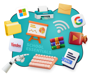 Цифровая база для школьника - КИБЕРшкола программирования для детей, компьютерные курсы для школьников, начинающих и подростков - KIBERone г. Мытищи